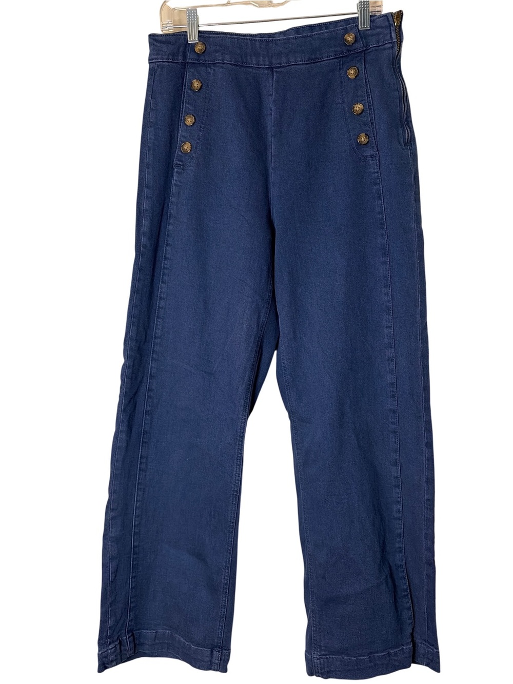 Old Navy Sky-Hi Wide Leg Sailor-Style Jeans, size 8